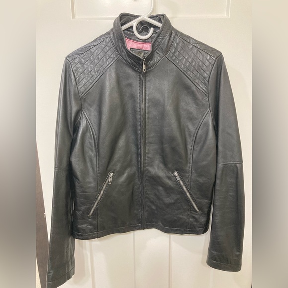 Wilsons Leather Jackets & Blazers - Wilson’s Leather Women’s Biker Jacket Size Medium